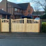 Driveway and Pedestrian Gate Installation
